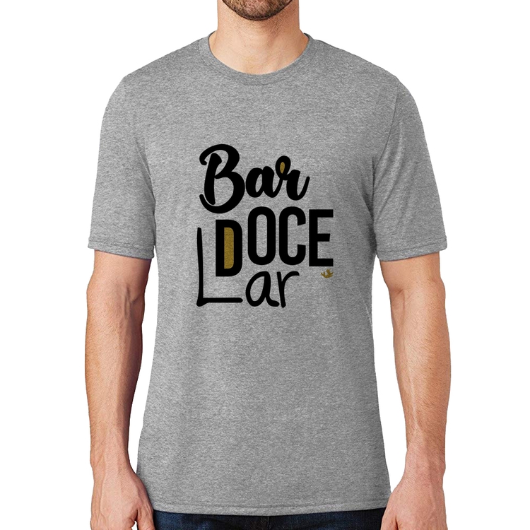 Camiseta Bar doce lar - Cinza