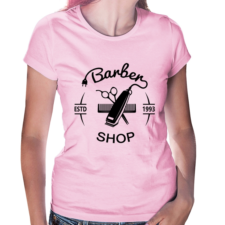 Baby Look Barber Shop - Rosa Bebê