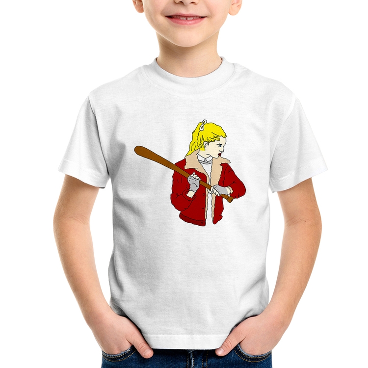 Camiseta Infantil Baseball Girl