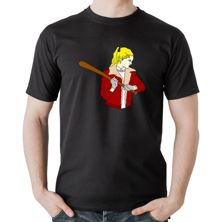 Camiseta Algodão Baseball Girl