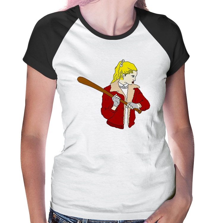 Baby Look Raglan Baseball Girl