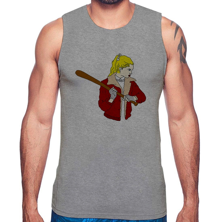 Regata Baseball Girl - Cinza