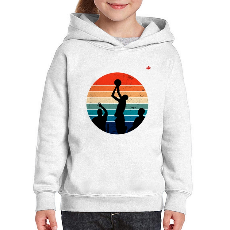 Moletom Infantil Basquete Vintage Sunset