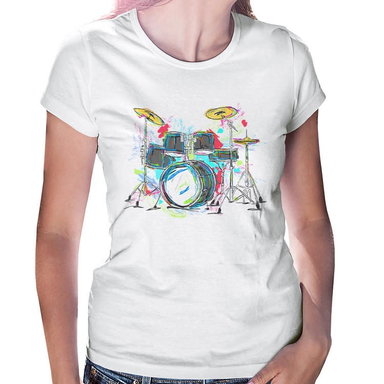 Baby Look Bateria Arte