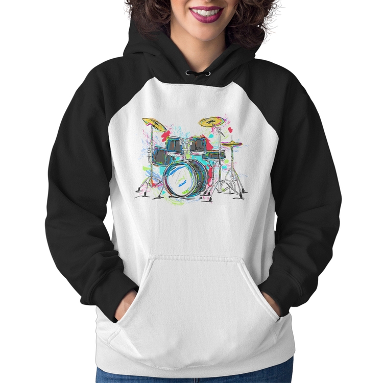Moletom Feminino Bateria Arte