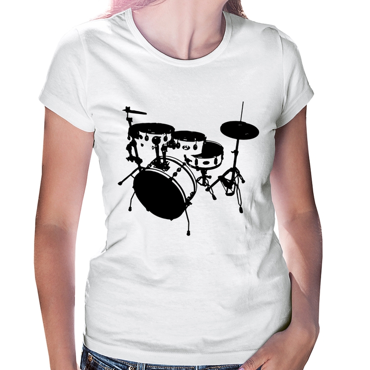 Baby Look Bateria Música Baterista