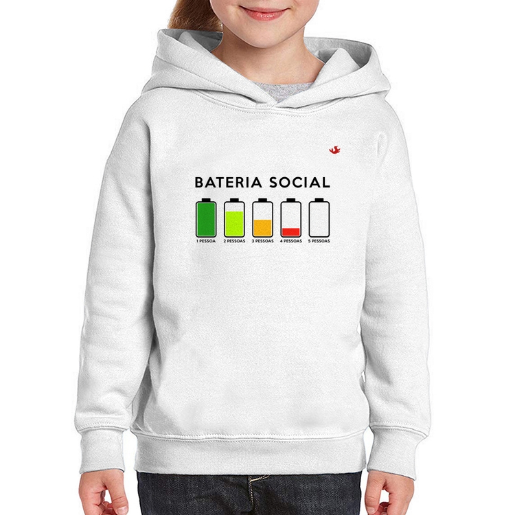 Moletom Infantil Bateria Social