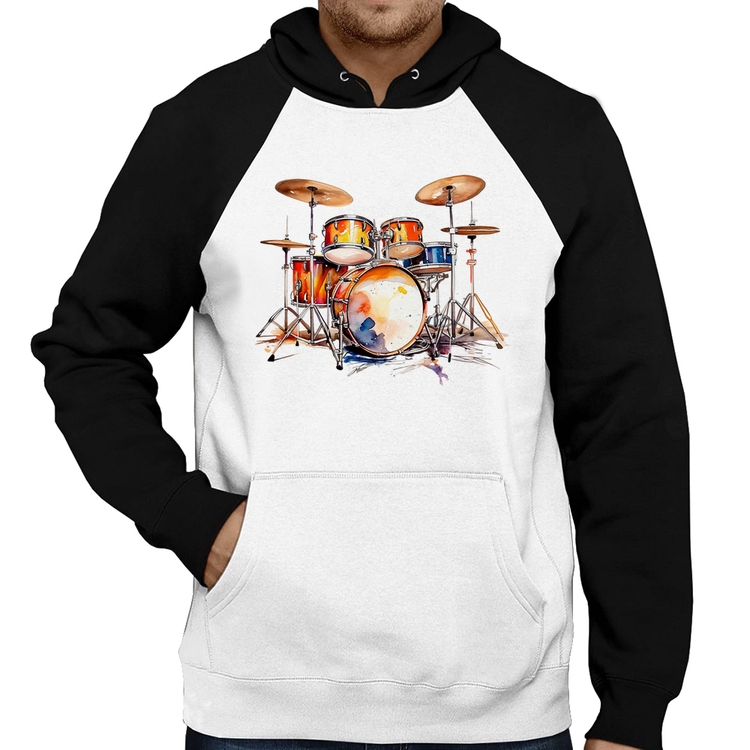 Moletom Bateria Watercolor