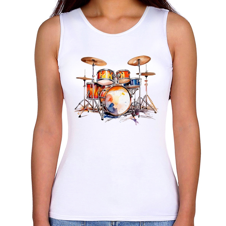 Regata Feminina Bateria Watercolor