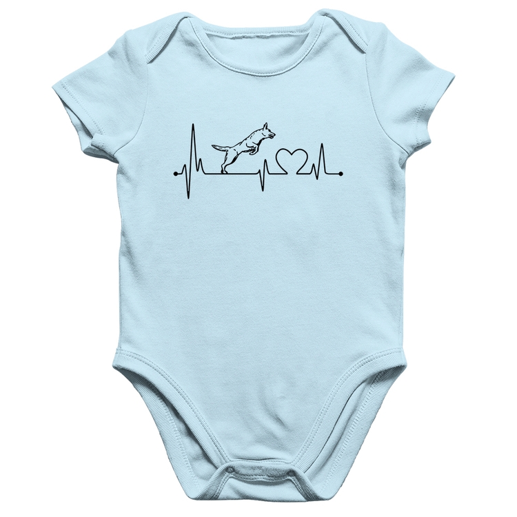 Body Bebê Algodão Batimentos Agility - Azul Bebê