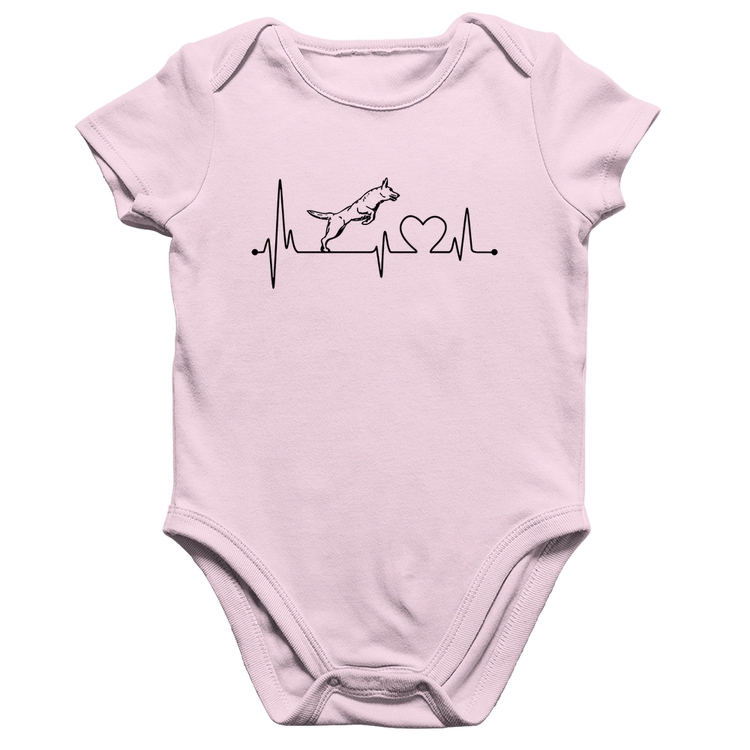 Body Bebê Algodão Batimentos Agility - Rosa Bebê