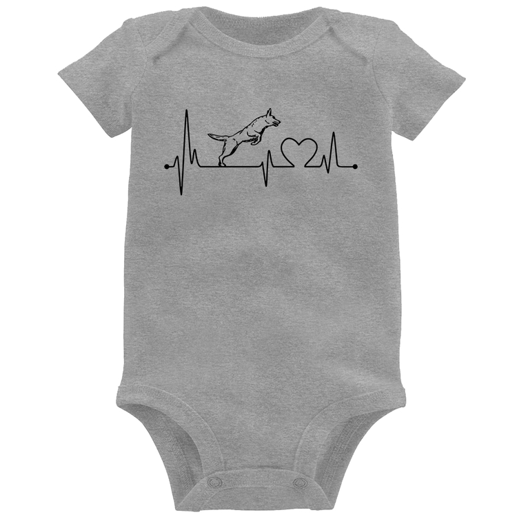 Body Bebê Batimentos Agility - Cinza