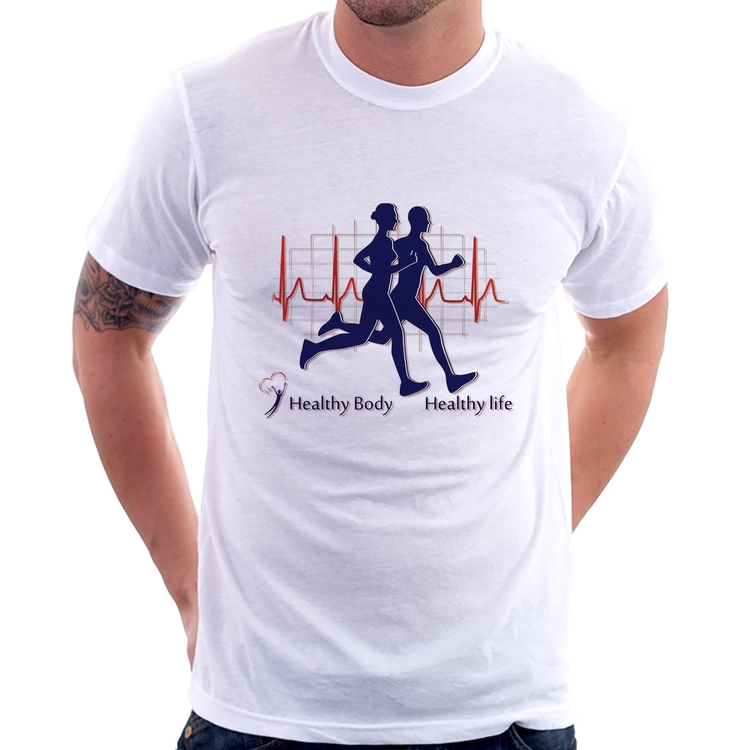 Camiseta Batimentos Cardíacos Corrida