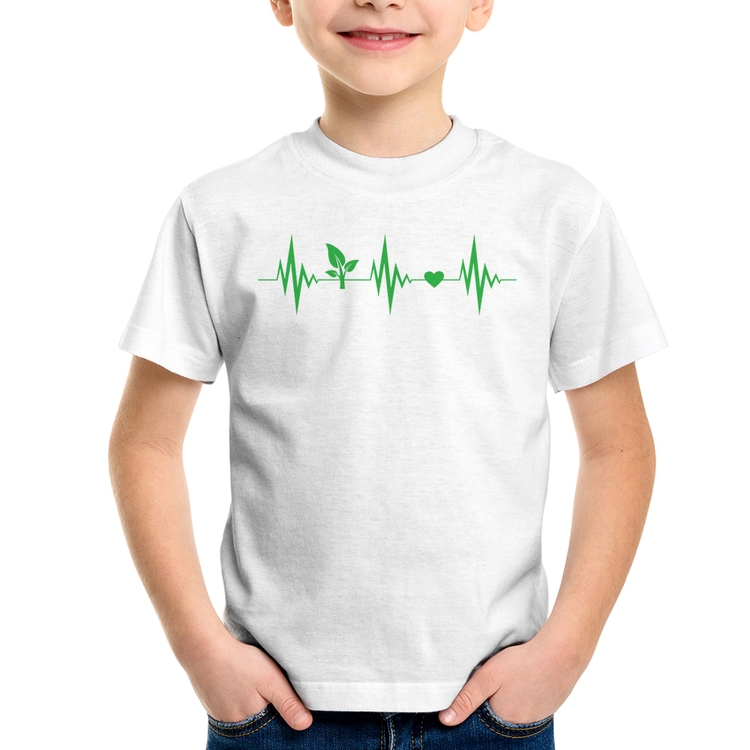 Camiseta Infantil Batimentos Vegano