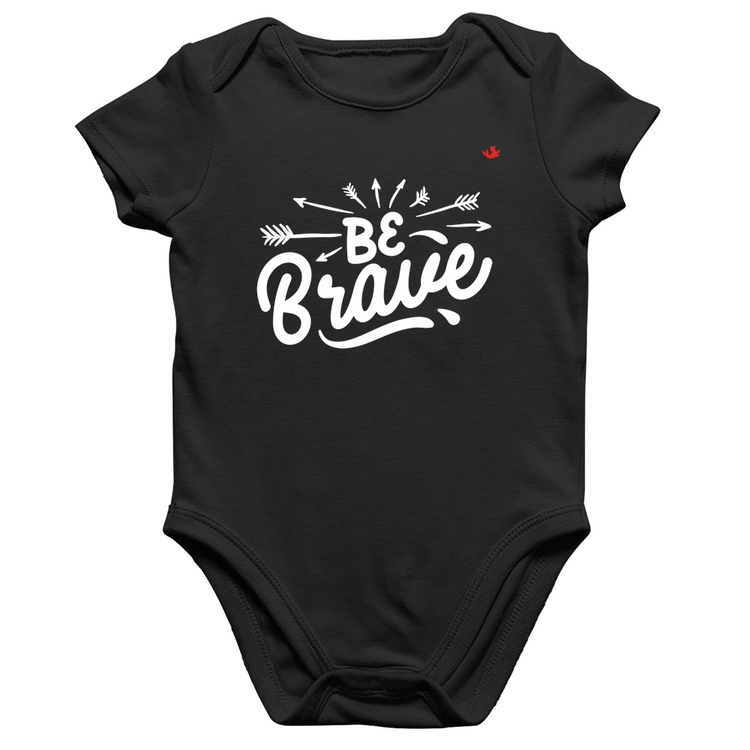 Body Bebê Algodão Be brave