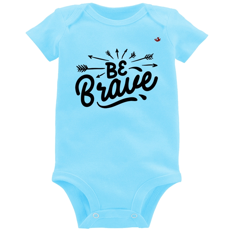 Body Bebê Be brave - Azul Bebê