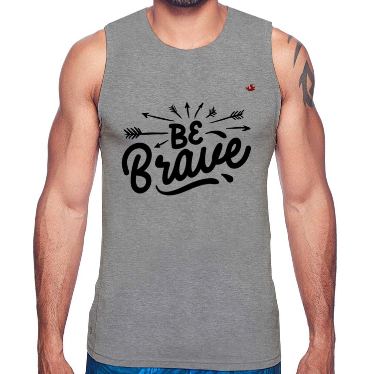 Regata Be brave - Cinza