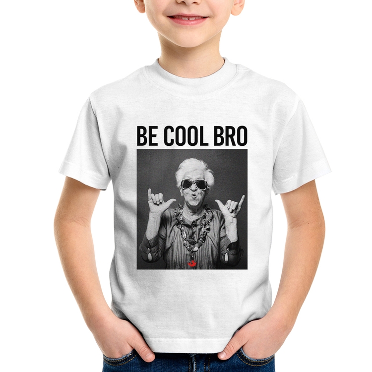 Camiseta Infantil Be cool bro