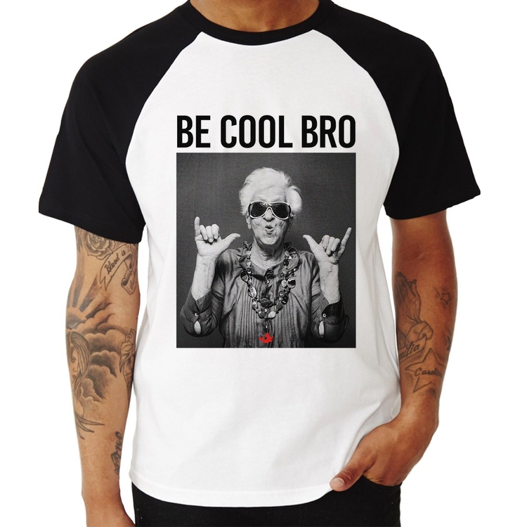 Camiseta Raglan Be cool bro