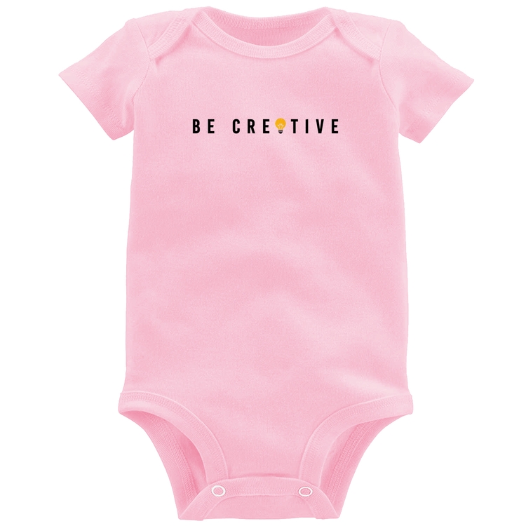 Body Bebê Be Creative - Rosa Bebê