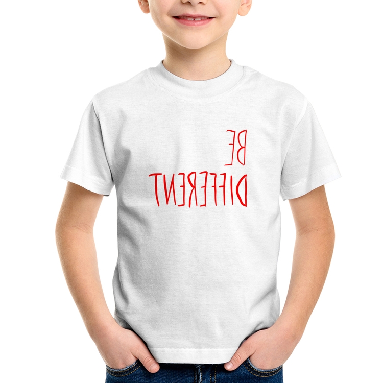 Camiseta Infantil Be Different (Seja diferente)