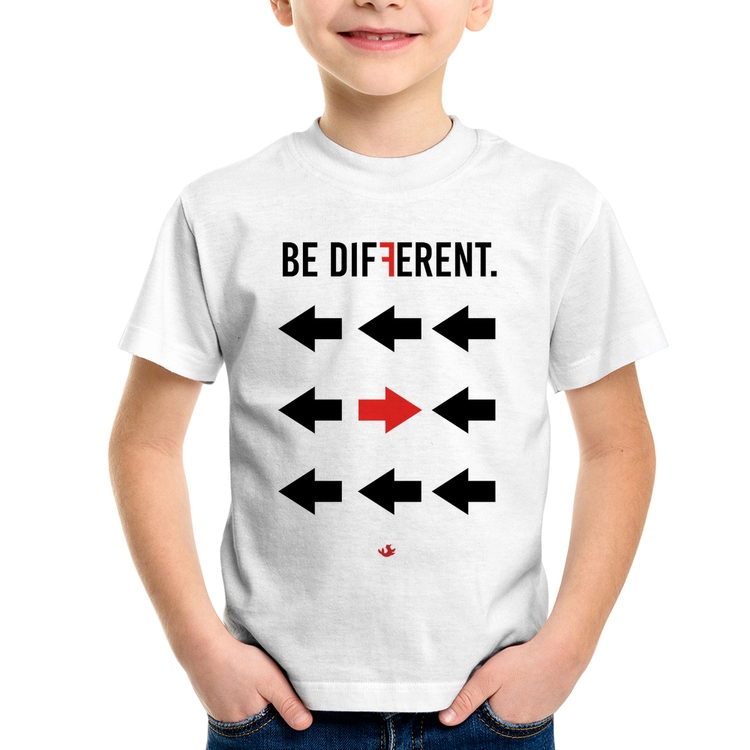 Camiseta Infantil Be Different