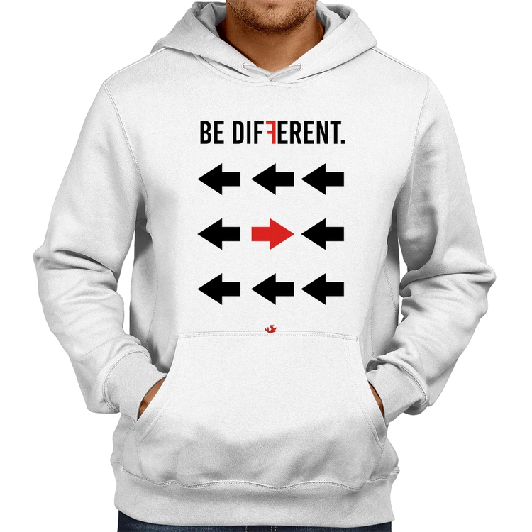 Moletom Be Different - Branco