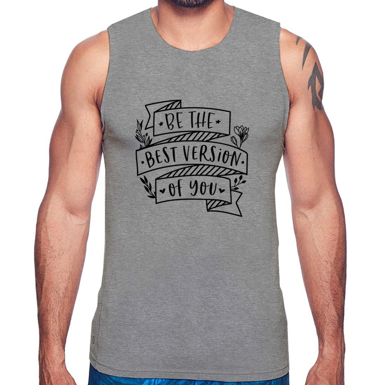 Regata Be the best version of you - Cinza