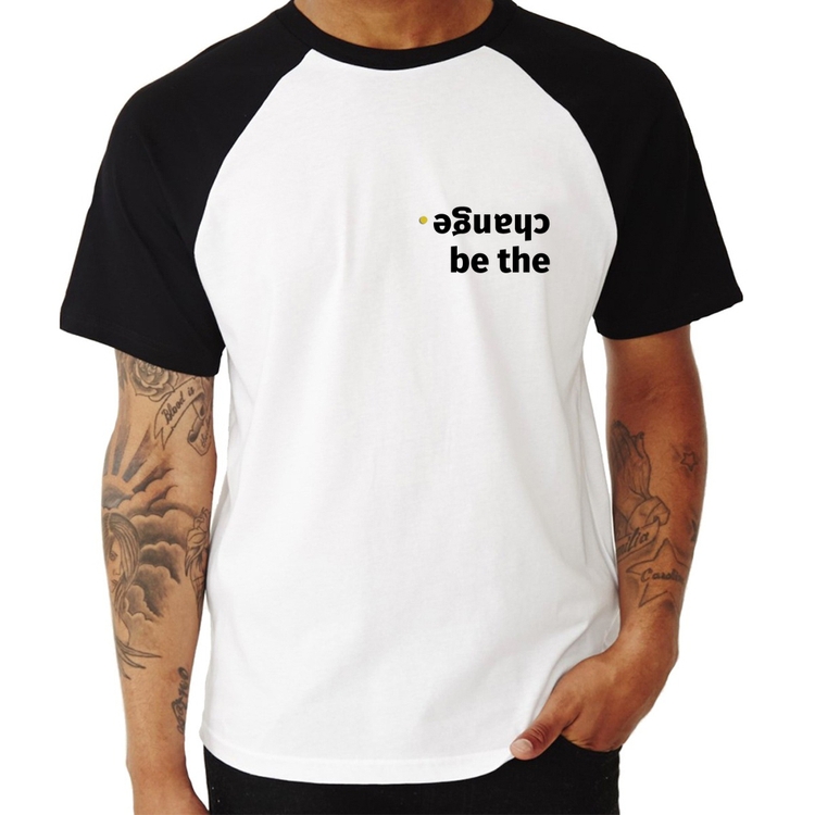 Camiseta Raglan Be the change