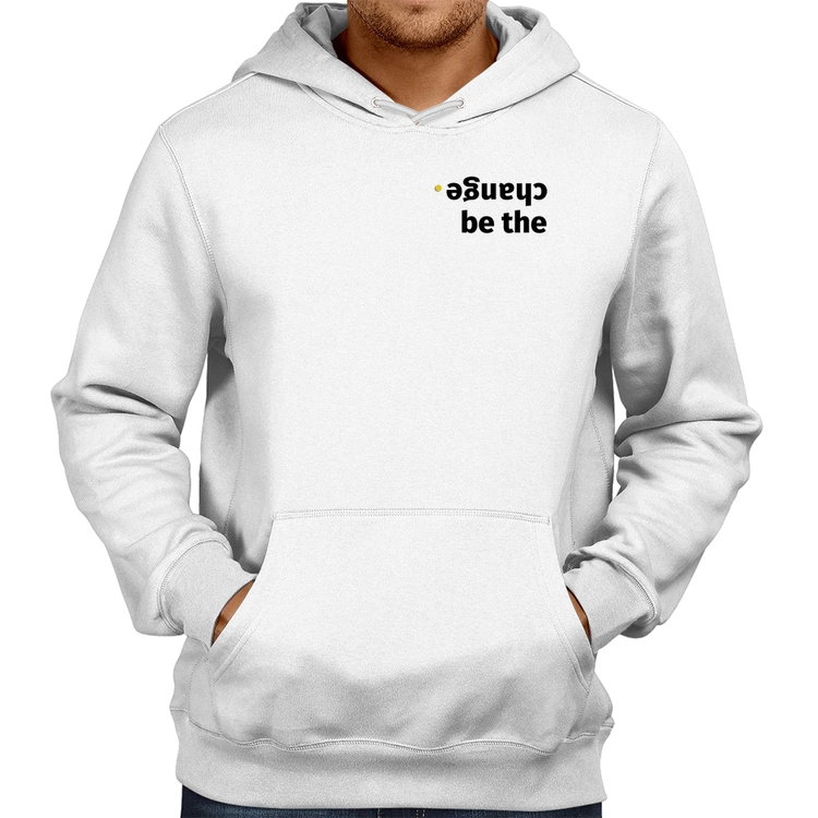 Moletom Be the change - Branco