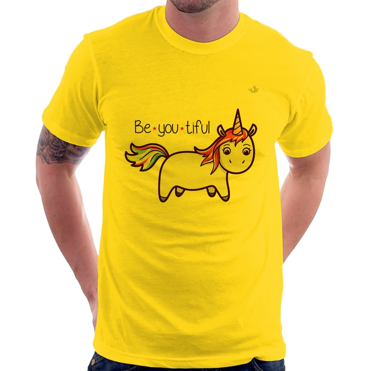 Camiseta Be You Tiful - Amarela