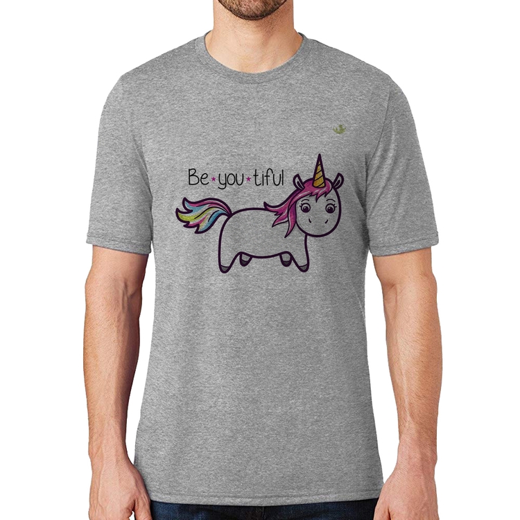 Camiseta Be You Tiful - Cinza