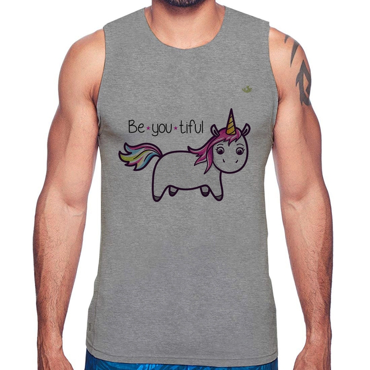 Regata Be You Tiful - Cinza