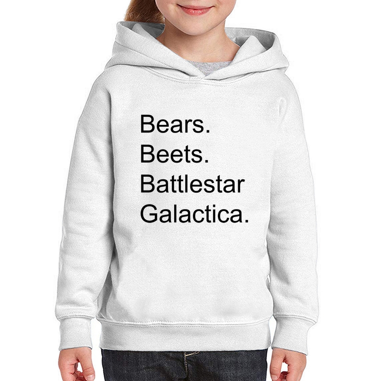 Moletom Infantil Bears. Beets. Battlestar Galactica.