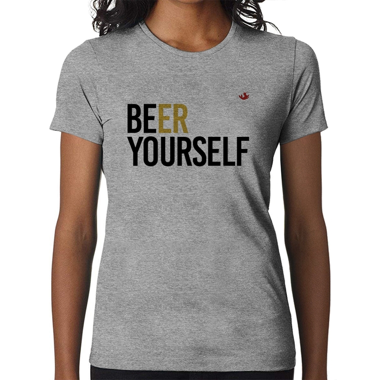 Baby Look Beer Yourself - Cinza