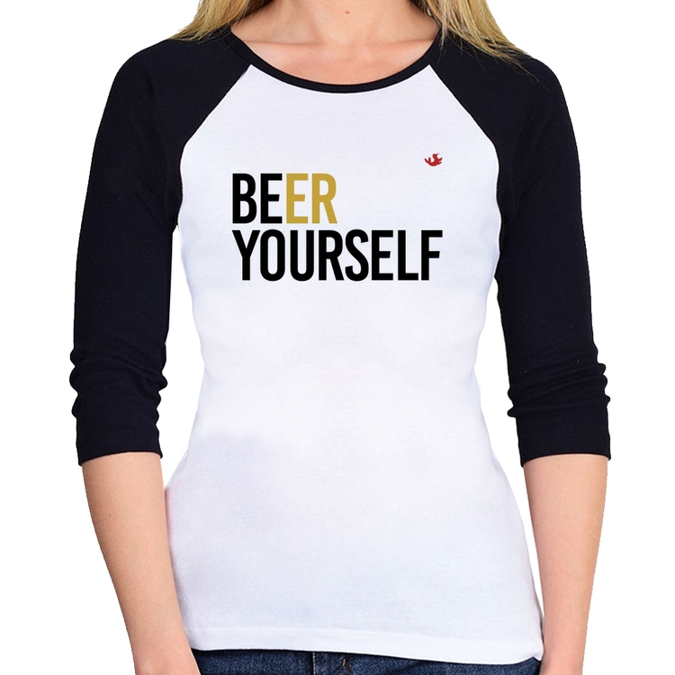 Baby Look Raglan Beer Yourself Manga 3/4
