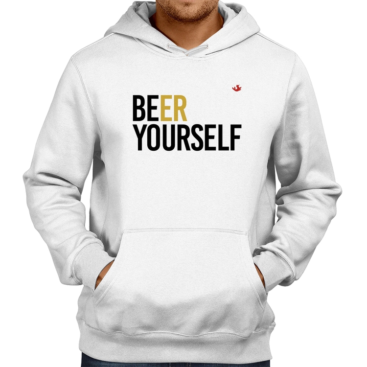 Moletom Beer Yourself - Branco
