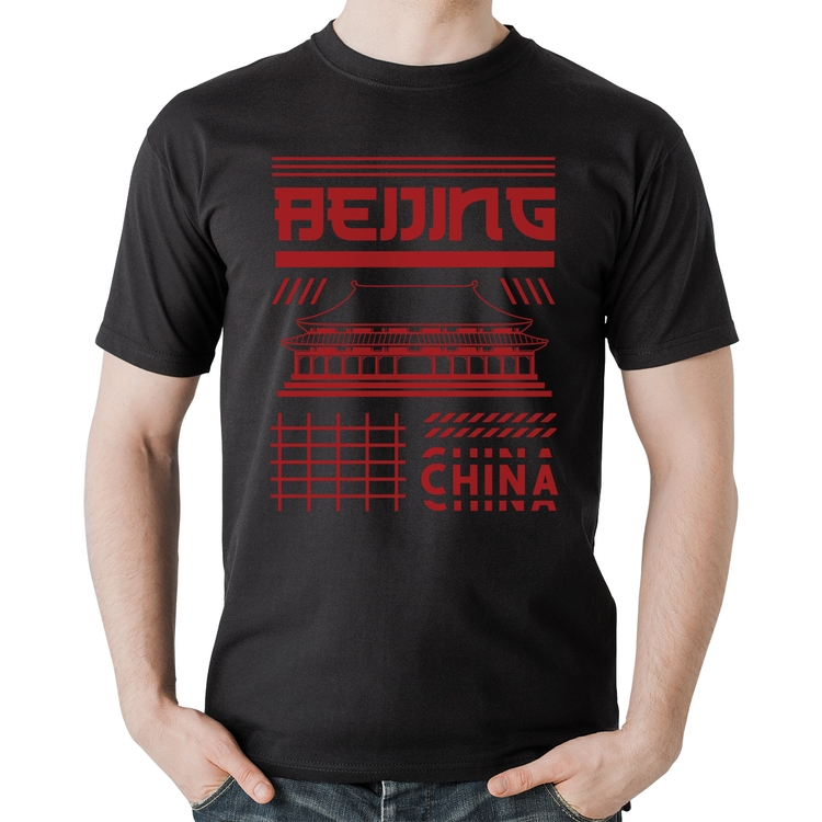 Camiseta Algodão Pequim China 
