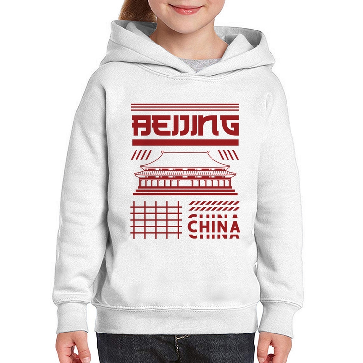 Moletom Infantil Pequim China 