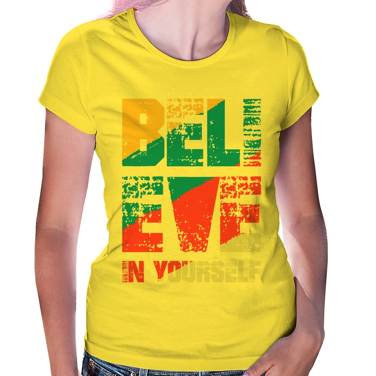 Baby Look Believe In Yourself - Amarela