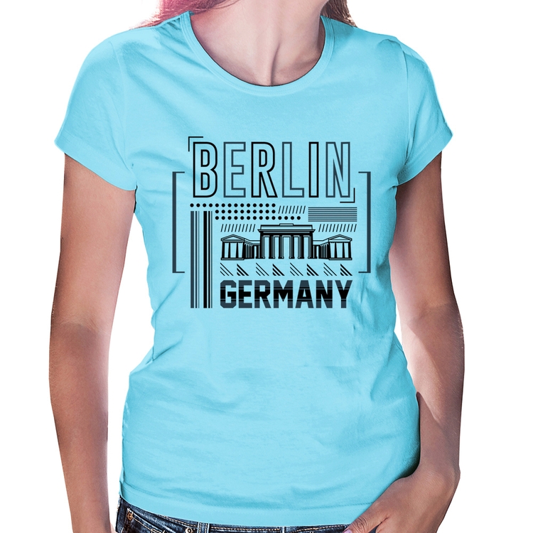 Baby Look Berlim Alemanha - Azul Bebê