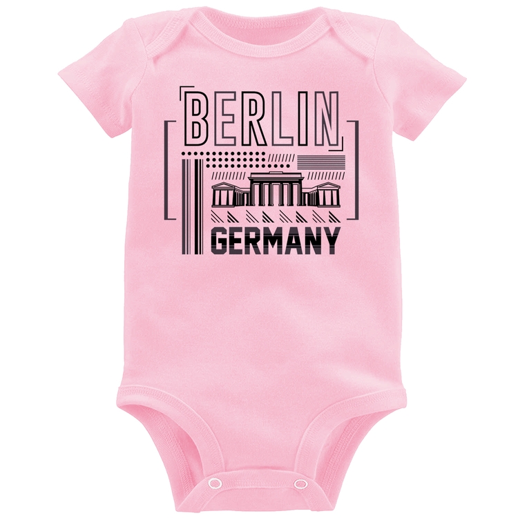 Body Bebê Berlim Alemanha - Rosa Bebê