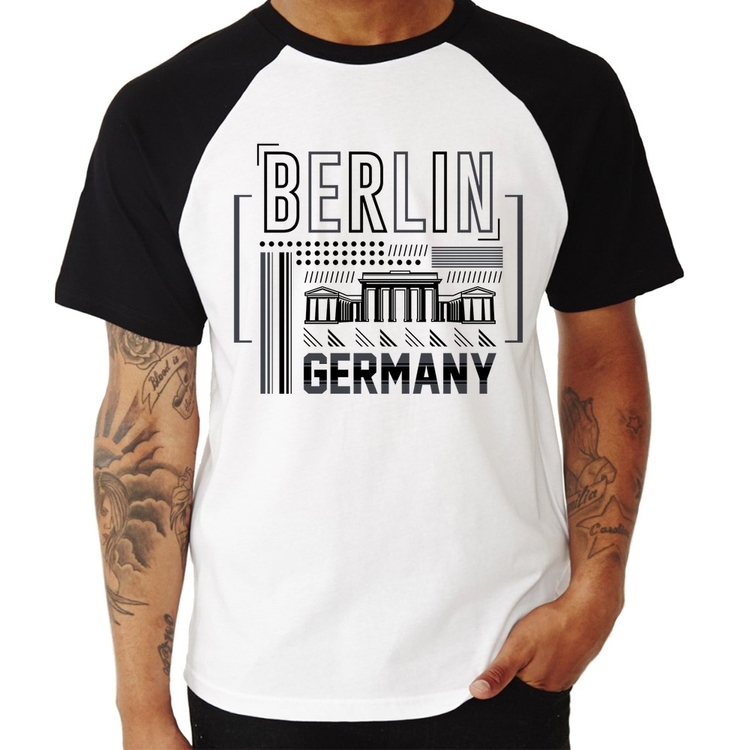 Camiseta Raglan Berlim Alemanha