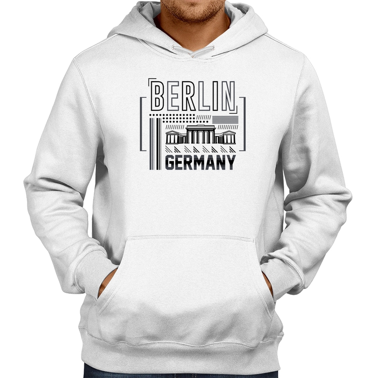 Moletom Berlim Alemanha - Branco