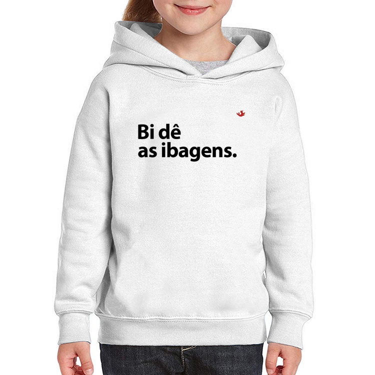 Moletom Infantil Bi dê as ibagens