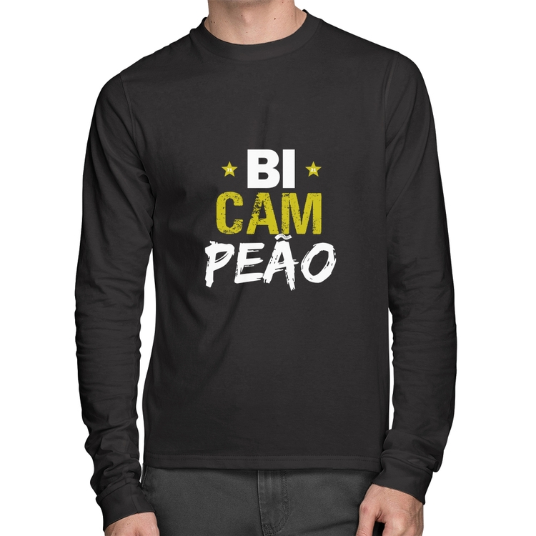 Camiseta Algodão BiCAMpeão Manga Longa