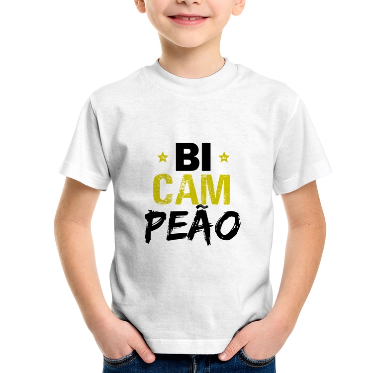 Camiseta Infantil BiCAMpeão
