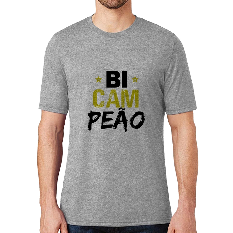 Camiseta BiCAMpeão - Cinza