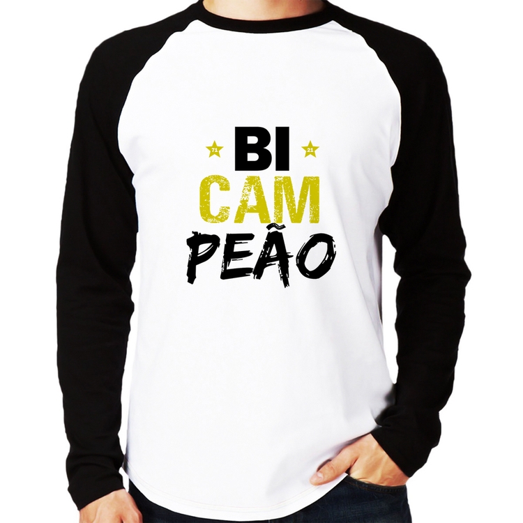 Camiseta Raglan BiCAMpeão Manga Longa