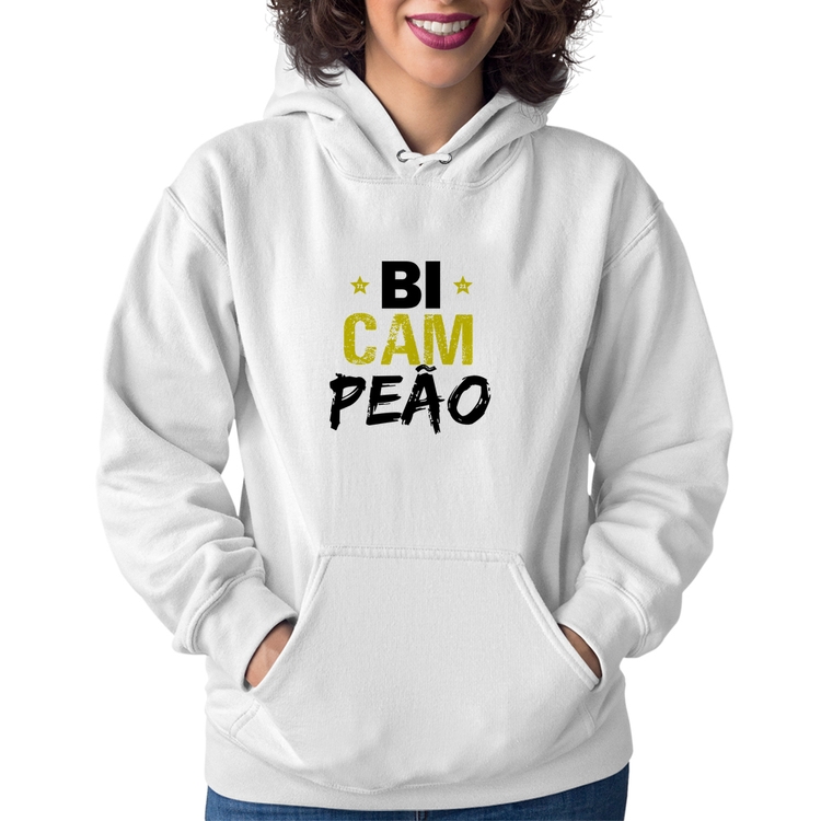 Moletom Feminino BiCAMpeão - Branco